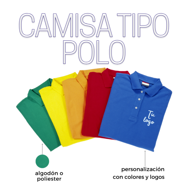 Camisa tipo polo personalizada